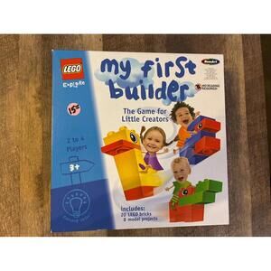 2002 Lego Explore My First Builder Game RoseArt 31393 Preschool Little Creator